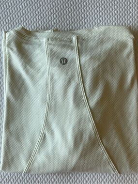 lululemon athletica Light Yellow Performance Tank
